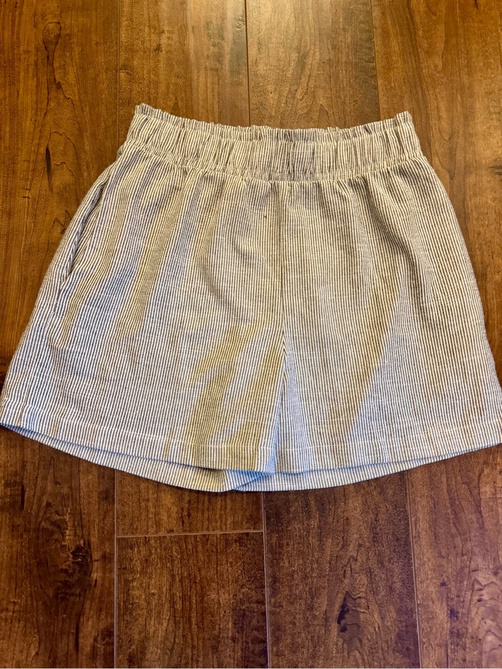 CJLA Layne Shorts in Blue/White Stripe